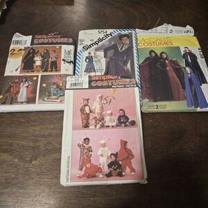 Vintage Simplicity Sewing Patterns Costumes Kids Halloween Vampire Witch